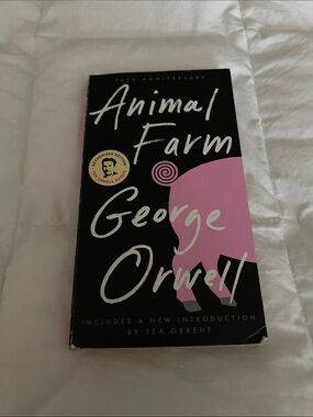 George Orwell Animal Farm Paperback - has writing and underlined